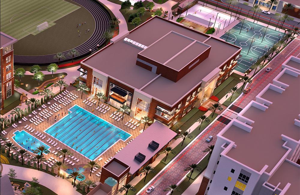 Artist Rendition of 二期 (2) of the Fitness Center